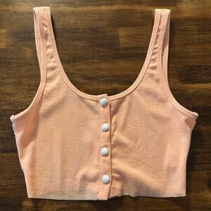 Dippin Daisy's Women's Small Tank Top Cropped Ribbed Stretch